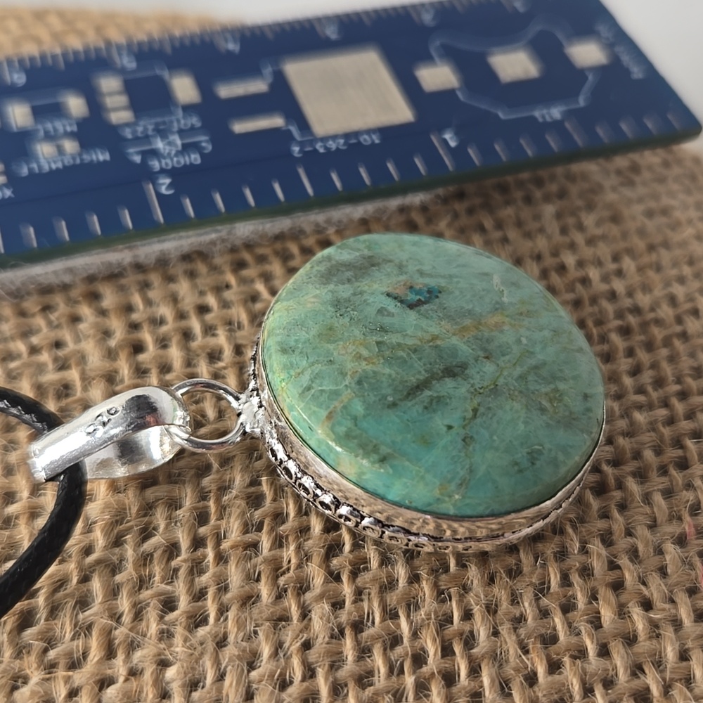 Peruvian Turquoise pendant #308 - Picture 2 of 4